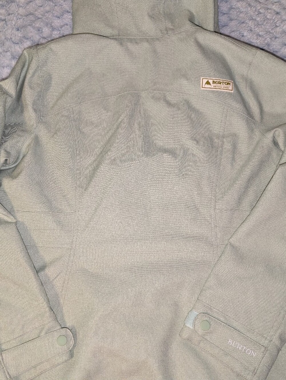 Burton Women's Jet Set Snowboard Jacket Size L Ether Blue